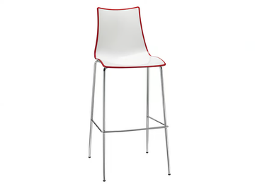 ZEBRA BICOLORE - High Polymer stool by SCAB DESIGN - view 3